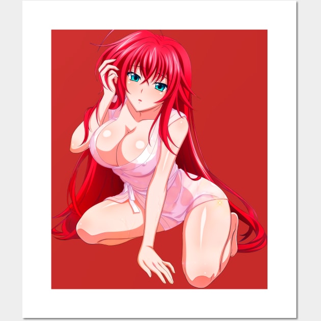 rias gremory Wall Art by Venandeu